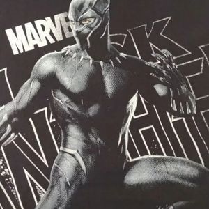 Black Panther 'Emblem' T Shirt